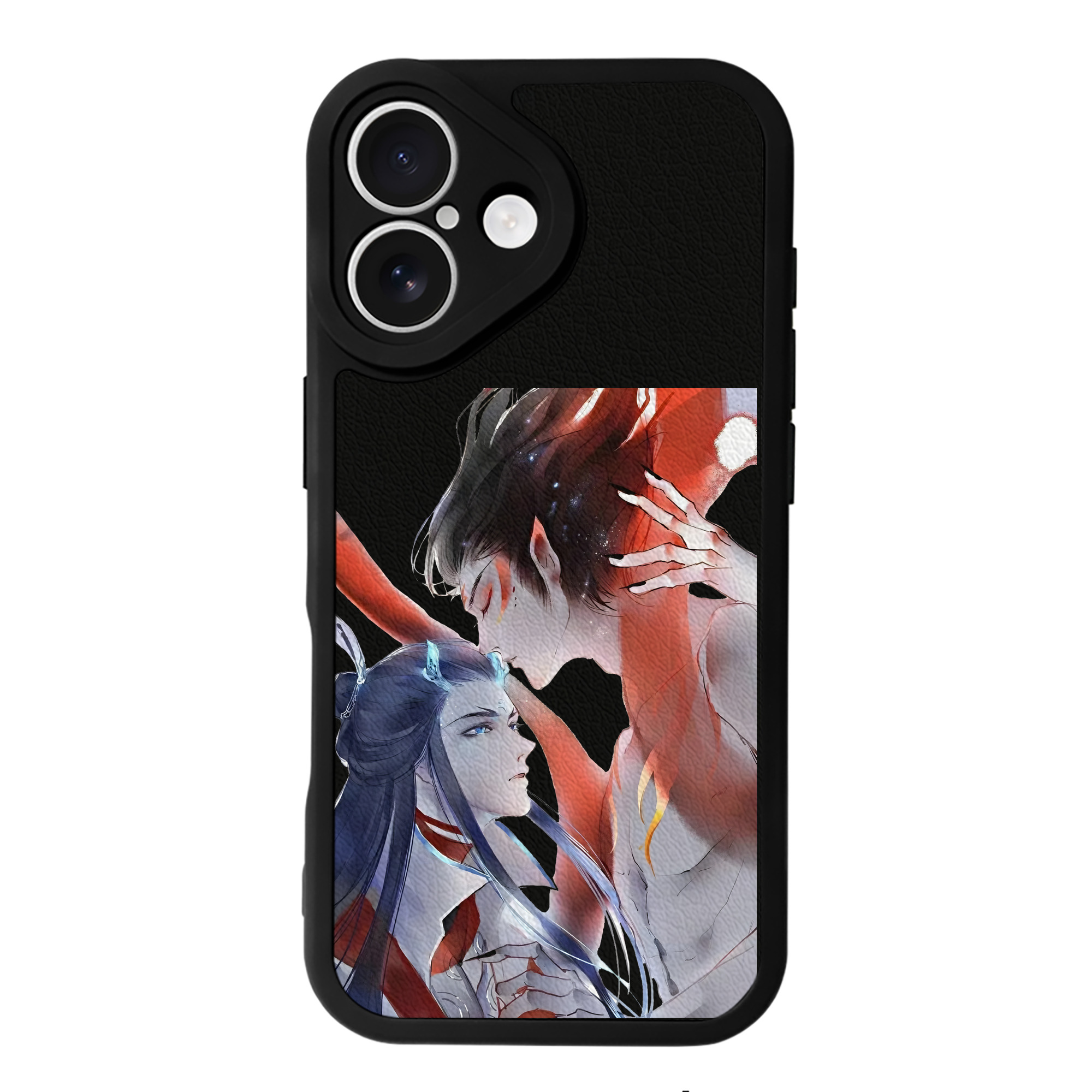 （画像用） Ne Zha 2 ナタ 魔童の大暴れ 【iPhone 16シリーズ対応】シリコンスマホケース（レザー調） 材質：シリコン